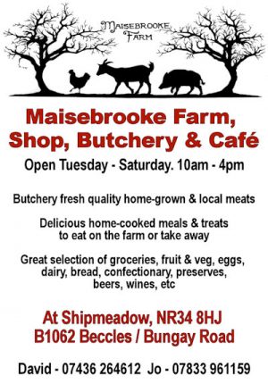 Maisebrook Farm, Shop, Butchery and Cafe